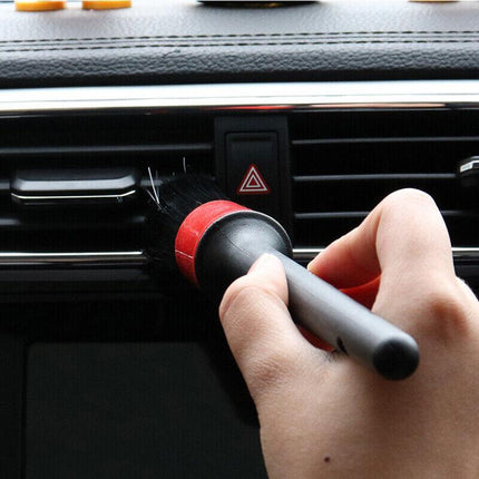 5Pcs Dashboard Car Hair Detail Brush Crevice Dust Cleaning Automotive Detailing - Aimall