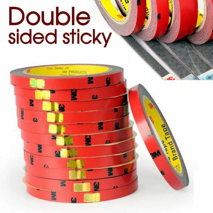 Vehicle 3M Strong Permanent Double Sided Super Sticky Versatile Roll Tape Craft - Aimall