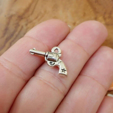 100X Jewelry Making Silver Charms Mixed Tibetan Silver Metal Charms Pendants DIY - Aimall