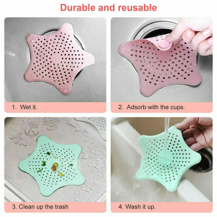 New Bathroom Drain Hair Catcher Bath Stopper Sink Strainer Shower Filter Covers - Aimall