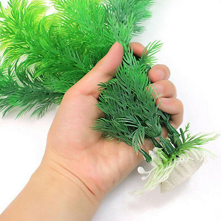 30cm Plastic Large Artificial Fish Tank Ornament Aquarium #AM8 Water Plant AU - Aimall