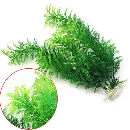 30cm Plastic Large Artificial Fish Tank Ornament Aquarium #AM8 Water Plant AU - Aimall