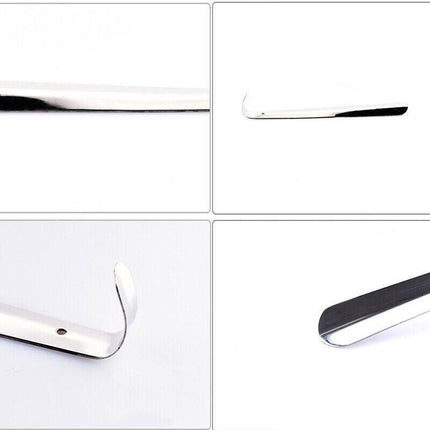 15cm/30cm/58cm Long Handle Shoehorn Stainless Steel Shoe Horn Lifter Tool New AU - Aimall