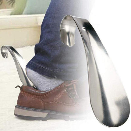15cm/30cm/58cm Long Handle Shoehorn Stainless Steel Shoe Horn Lifter Tool New AU - Aimall