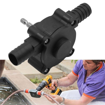 Hand Electric Drill Drive Self Priming Pump Water Oil Transfer Small Pumps Home - Aimall