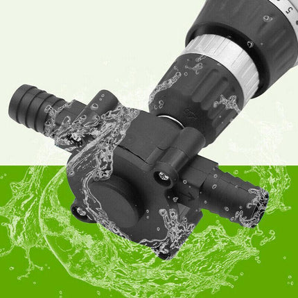 Hand Electric Drill Drive Self Priming Pump Water Oil Transfer Small Pumps Home - Aimall