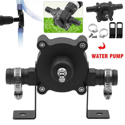 Hand Electric Drill Drive Self Priming Pump Water Oil Transfer Small Pumps Home - Aimall