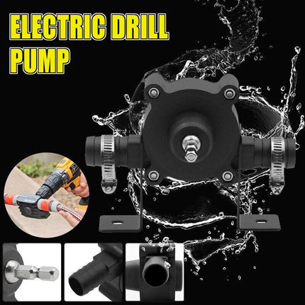 Hand Electric Drill Drive Self Priming Pump Water Oil Transfer Small Pumps Home - Aimall