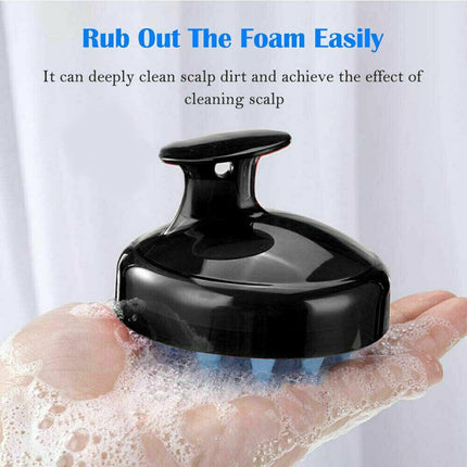 Silicone Scalp Shampoo Massage Brush Shower Washing Massager Head Hair Comb AU - Aimall