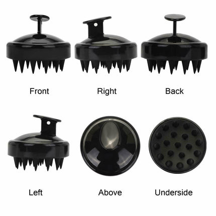 Silicone Scalp Shampoo Massage Brush Shower Washing Massager Head Hair Comb AU - Aimall