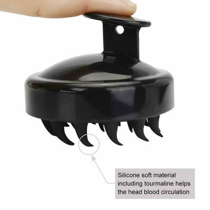 Silicone Scalp Shampoo Massage Brush Shower Washing Massager Head Hair Comb AU - Aimall