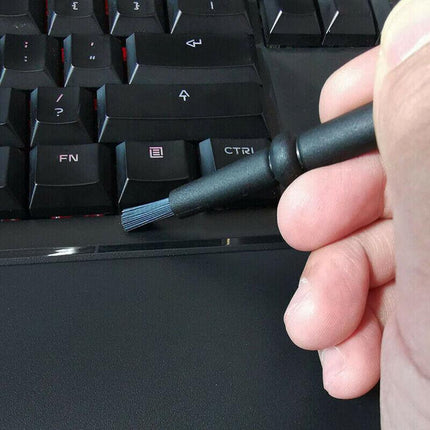 6Pcs Anti-Static Keyboard Cleaning Kit Black Plastic Laptop PC Dust Cleaner Brus - Aimall