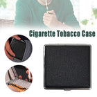 Stainless Steel+Pu Cigar Cigarette Tobacco Case Pocket Pouch Holder Box AU Stock - Aimall