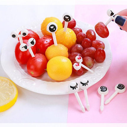 36 Pcs Mini Kids Animal Food Fruit Picks Forks Lunch Box Accessory Decor Tool AU - Aimall
