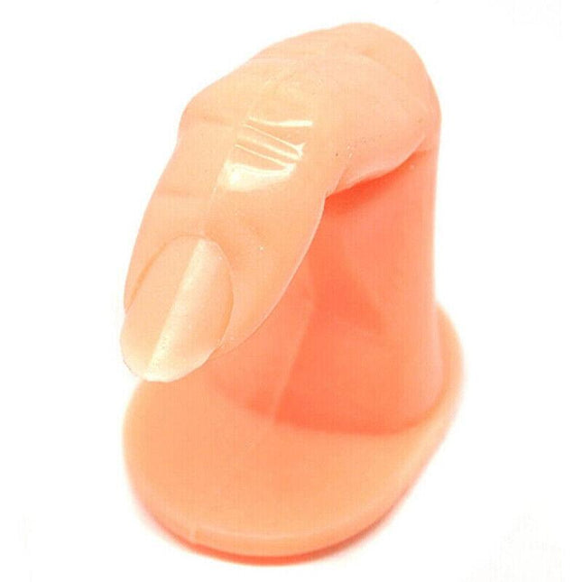 5PCS Model Fake Display Hand Nail Art Practice Finger For Training Manicure AU - Aimall