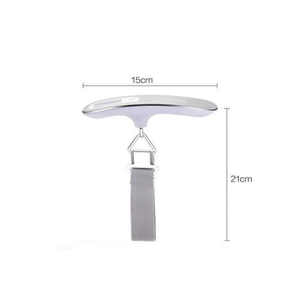 Electronic Portable Digital Luggage Scale Travel 50 KG Measures Weight Weighing - Aimall
