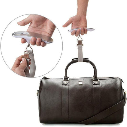 Electronic Portable Digital Luggage Scale Travel 50 KG Measures Weight Weighing - Aimall
