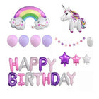 45-50 PCS Happy Birthday 3D Unicorn Decoration Balloons DIY Decor Party Set AU - Aimall
