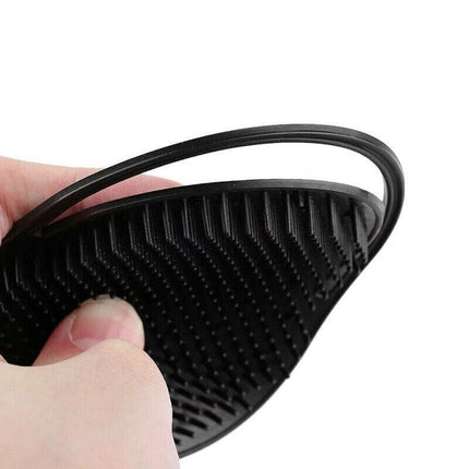 Men Beard Mustache Palm Scalp Massage Black Hair Shampoo Hair Comb Brush Tool AU - Aimall