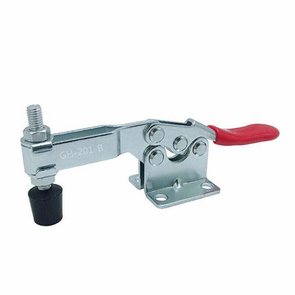 4x 100Kg/220Lb Holding Capacity Quick Release Hand Tool Toggle Clamp Horizontal - Aimall
