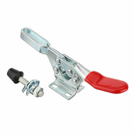 4x 100Kg/220Lb Holding Capacity Quick Release Hand Tool Toggle Clamp Horizontal - Aimall
