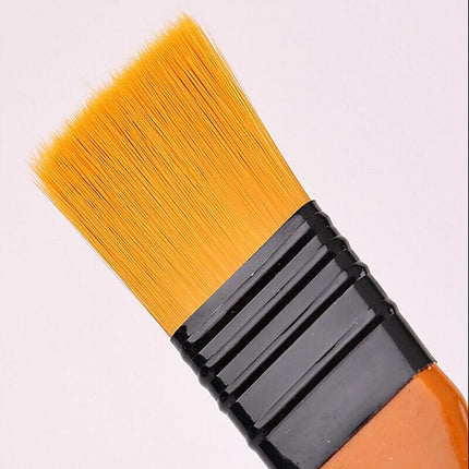 10 PCS Acrylic Paint Brush Set Kit Artist Nylon Brush Pen Colour Painting Travel - Aimall