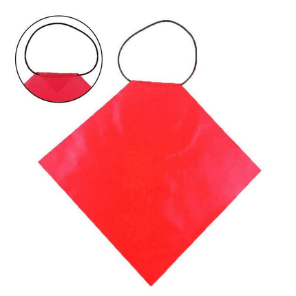 PROPELLOR SAFETY SIGNAL FLAG - HI-VIS ORANGE PVC - Boat/Marine/Trailer/Long Load - Aimall
