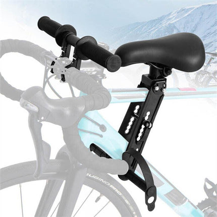 Front Mounted Child Bike Seat Top Tube Bicycle Detachable Kids Seat Armrest AU - Aimall