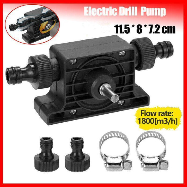 1Pack Self-Priming Transfer Oil Fluid Pumps Electric Drill Powered Water Pump AU - Aimall