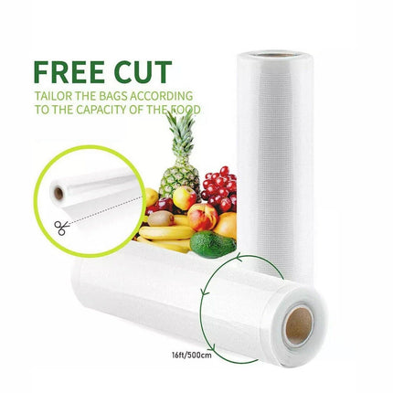 1-10× Vacuum Food Sealer Rolls Saver Bag Seal Storage Commercial Heat Grade AU - Aimall