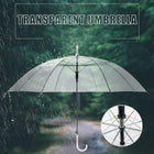 Clear PVC 71cm Long Umbrella Rain Wedding Parasol See Through Transparent AU - Aimall