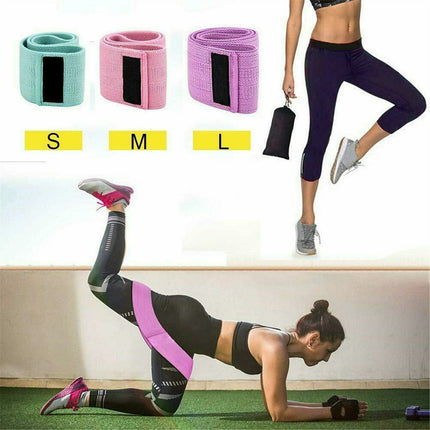 AOLIKES Resistance Booty Bands Hip Circle Loop Bands Set Gym Home Exercise AU - Aimall