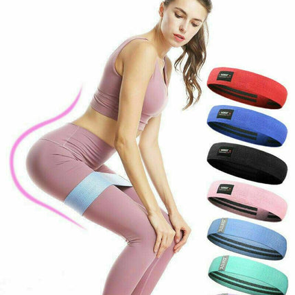 AOLIKES Resistance Booty Bands Hip Circle Loop Bands Set Gym Home Exercise AU - Aimall