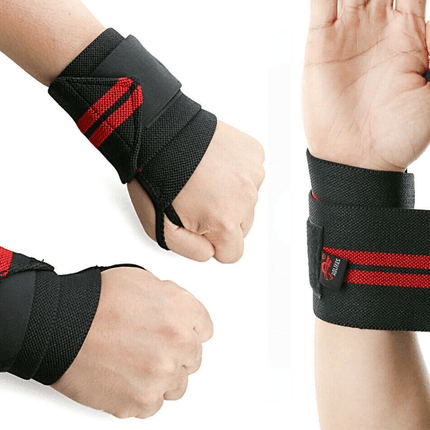 AOLIKES Weight Lifting Gym Muscle Training Wrist Support Straps Wraps Hand AU - Aimall
