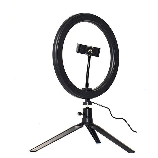 8" LED Ring Light with Tripod Stand & Phone Holder Dimmable Desk makeup Kit usAU - Aimall