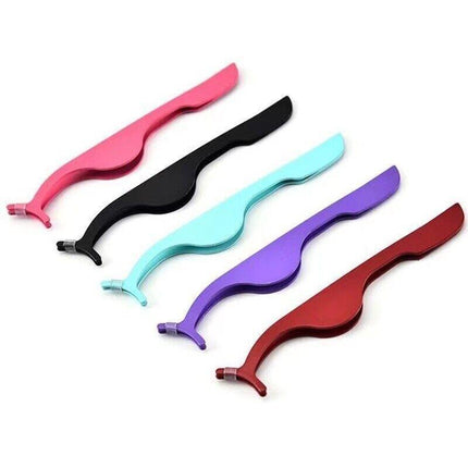 False Eyelash Clip Tweezers Beauty Tool Remover Nipper Extension Applicator AU - Aimall