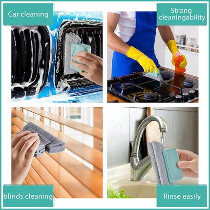 Window Door Track Cleaning Brush Gap Groove Sliding Tools Dust Cleaner Kitchen - Aimall