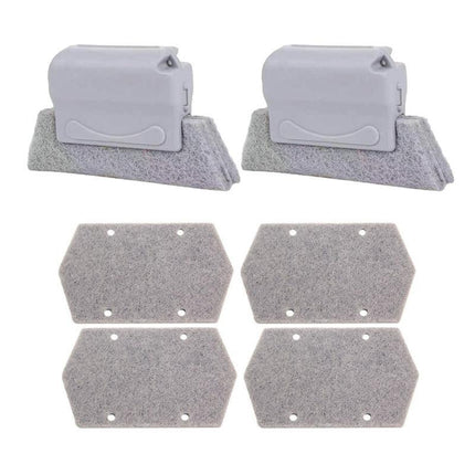 Window Door Track Cleaning Brush Gap Groove Sliding Tools Dust Cleaner Kitchen - Aimall