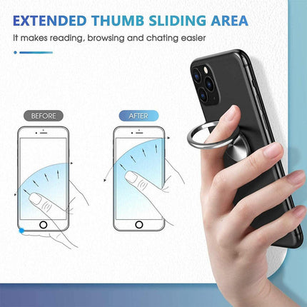 iRing Phone Ring Finger Holder Stand Car Mount Hook for iPhone iPad Mobile Grip - Aimall