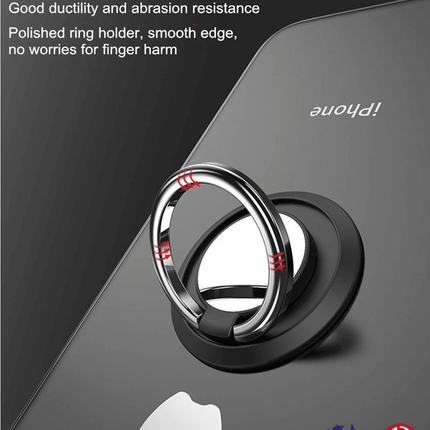 iRing Phone Ring Finger Holder Stand Car Mount Hook for iPhone iPad Mobile Grip - Aimall