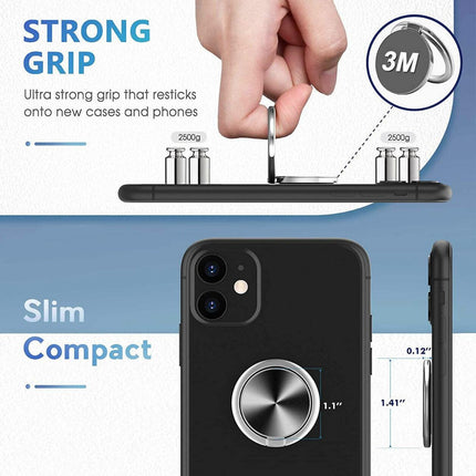 iRing Phone Ring Finger Holder Stand Car Mount Hook for iPhone iPad Mobile Grip - Aimall