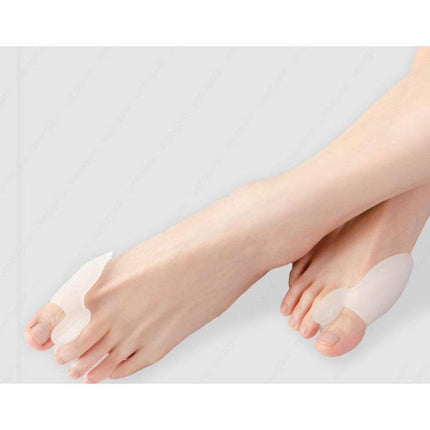 2xSilicone Gel Bunion Protector Toe Straightener Separator Alignment Pain Relief - Aimall