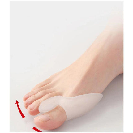 2xSilicone Gel Bunion Protector Toe Straightener Separator Alignment Pain Relief - Aimall