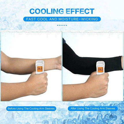 3 Pairs Cooling Sport Arm Stretch Sleeves Sun UV Protection Covers Cycling Golf - Aimall