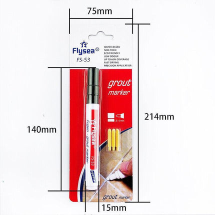 Tile Styling Pen Bathroom Floor Waterproof And Mildew Grout Marker Repair Pens - Aimall