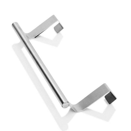 Over Door Tea Towel Holder Rack Kitchen Bathroom Rail Cupboard Hanger Bar Hook A - Aimall