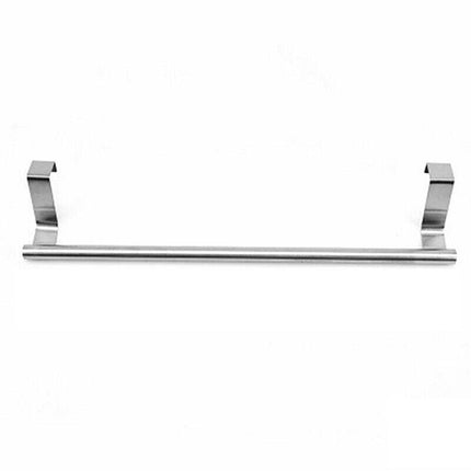 Over Door Tea Towel Holder Rack Kitchen Bathroom Rail Cupboard Hanger Bar Hook A - Aimall