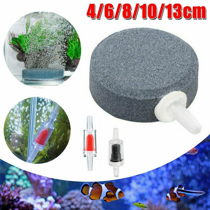 Round Air Stone Disk Bubble Diffuser Airstone Hydroponics Aquarium Fish Tank AU - Aimall