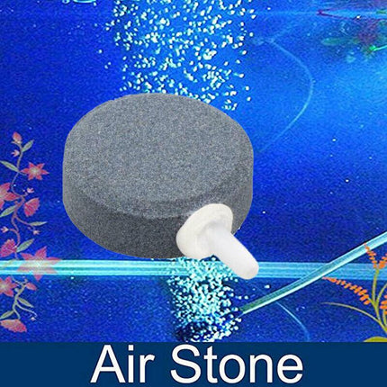 Round Air Stone Disk Bubble Diffuser Airstone Hydroponics Aquarium Fish Tank AU - Aimall