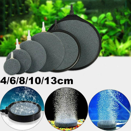 Round Air Stone Disk Bubble Diffuser Airstone Hydroponics Aquarium Fish Tank AU - Aimall